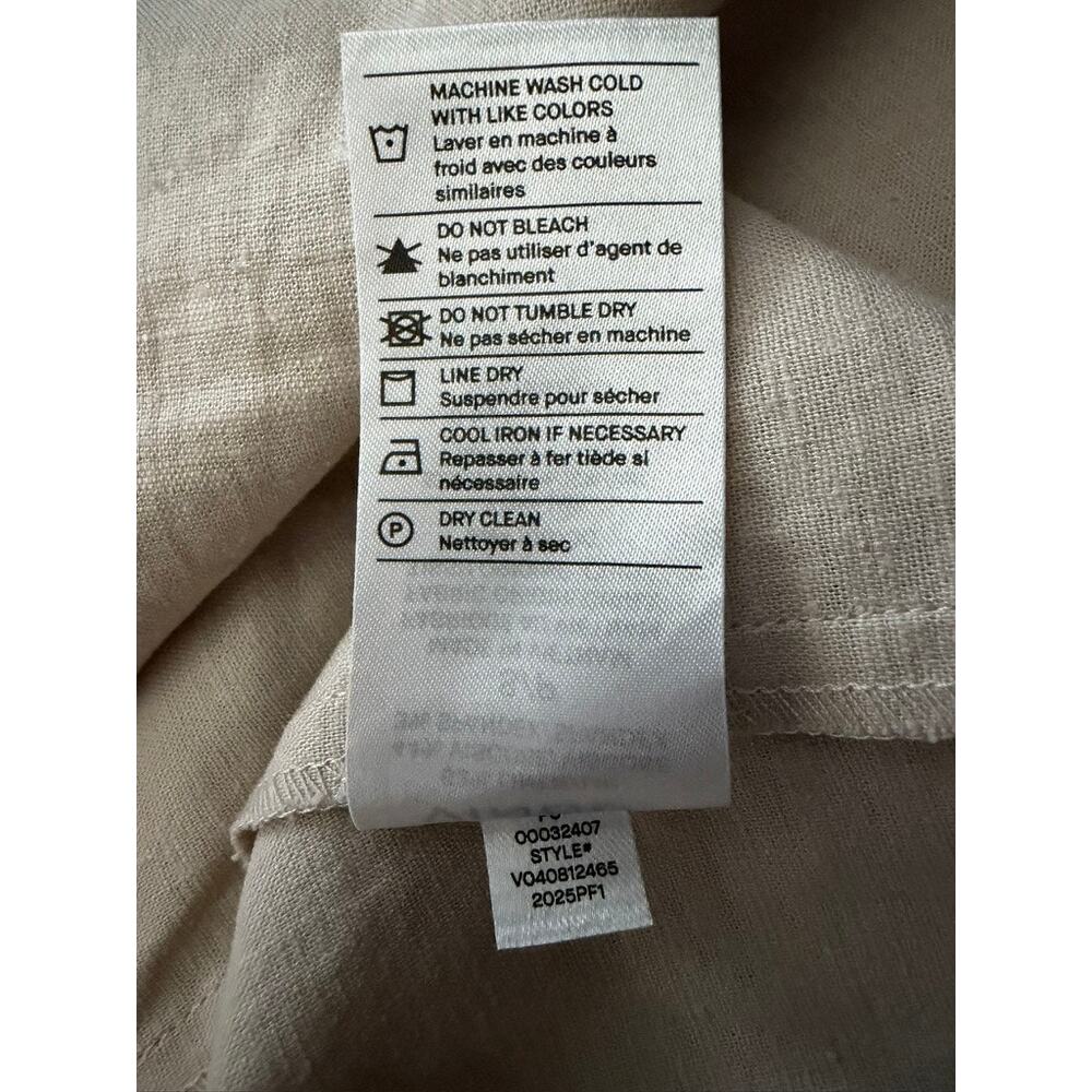 Vince Linen Blend Top size Small - Picture 6 of 9